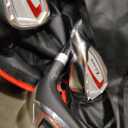 XDriveMax 8-Pieces Complete Golf Club Set Men's Right Handed Set Includes Stand Bag with Rain hood , Fairway Wood Head Covers, Hybrid, Irons and Putter, R