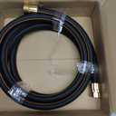 Giraffe Tools Garden Hose 25ft x 5/8", Water Hose Heavy Duty, Flexible, Lightweight Hybrid Hose with Swivel Handle, Male to Female Fittings, Burst 600 PSI
