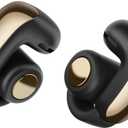 Bose Ultra Open Earbuds - Bluetooth Open Ear Earbuds with OpenAudio for Awareness, Clip-On Design for Comfort, Water Resistant, Up to 48 Hrs of Playtime, Desert Gold - Limited Edition Color