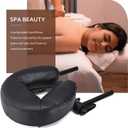 Universal Massage Table Face Cradle & Cushion, Adjustable Massage Chair Spa Bed Headrest & Face Pillow Support, Massage Platform Head Rest Cushion Cradle for Salon Home Mattress Top Massage Kit
