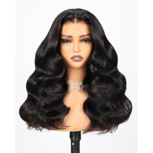 Arabella 6x6 Wear and Go Glueless Wigs Human Hair Pre Cut Lace 210% Density Lace Front Wig Human Hair 12A Real Pre Plucked Bleached Knots Body Wave Wig (20inch, 6x6 Body Wave Wig)