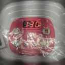 Play Kitchen Accessories, Pretend Kitchen Appliances Set with Toy Air Fryer for Kids with Sound and Lighting, Color-Changing Play Food, Birthday Gift for Boys and Girls Ages 3-5 4-8,Pink