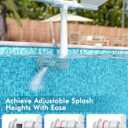 [Patent Pending] 2025 Upgrade Pool Fountain - Dual Spray Water Fountains for Above Ground/Inground Pools, 2-in-1 Adjustable Waterfall Pool Sprinkler Fountain