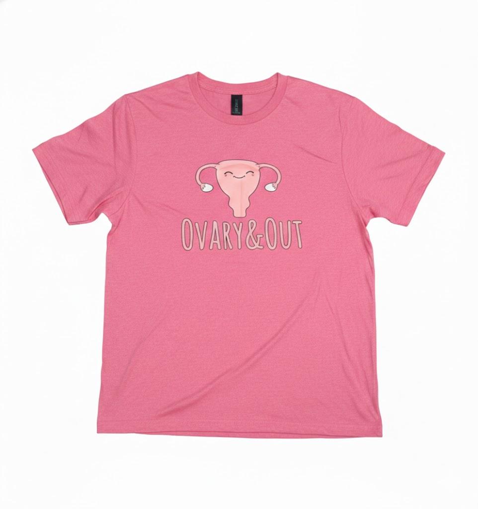 Ovary And Out Pink T-Shirt S