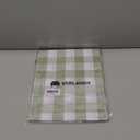 Veblandy Checkered Tablecloth Rectangle Waterproof Gingham Table Cloth Washable Buffalo Plaid Table Cover Wrinkle Free for Kitchen, Dining and Outdoor Picnic, 52 x 70 Inch, Sage Green and White