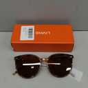 Livho Polarized Sunglasses, Retro & Oversized Shades for Women with Round Lenses