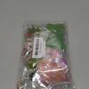 36 Pcs Mixed Model Trees with 40g Moss Pink and Green, Diorama Trees Grass Mini Fake Miniature Trees Moss for Building Model, Model Train Scenery, Natural Green Landscape, Railroad Scenery