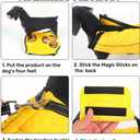 Dog Lift Harness,Dog Lift Sling,Full Body Support & Recovery Sling,Dog Lifter Vest Harness Can be Pulled,Carried,and Lifted Yellow XL