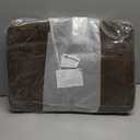 RAINSMORE Mens Laptop Bag 16 Inch Leather Briefcase Vintage Messenger Bag for Men Large Crossbody Shoulder Office Computer Bag Retro College Satchel Bag for Work, Business,Travel, Brown