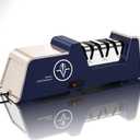 Homly Professional Electric Knife Sharpeners for Kitchen Knives with Diamond Abrasives and Precision Angle Guides, Multifunctional 3-Stage Slots, Applicable to Straight Knife and Ceramic Knife