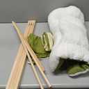 Solid Wood Cat Indoor Tent with Thick Mat,Portable Dog House Dog Teepee Tent,Cute Cat Teepee Cave Cat Bed,Dog Bed (Green)