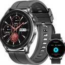 AI Smartwatch, AI Chat, 16-Language Translation, Health and Fitness Tracker, Stylish Zinc Alloy Design, 2025 Edition, Compatible with iOS/Android, Designed for Travel, Business & Fitness