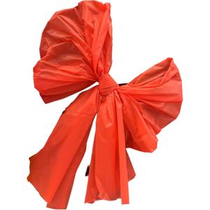 Multifunctional Large Bowknot for Decorating Stage Wall and Backgrounds Party Decoration Colorful Ornament Bowknot (Red)