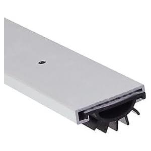 Door Seal Strip Bottom - Door Sweeps for Bottom of Door Exterior - Neoprene Bottom Door Seal, Draft Stopper - Aluminum, 48 Inches Long