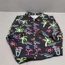 Neon Shirts for Men Button Up Shirts,Mens Neon Shirt Hawaiian Shirt for Men,Mens Beach Shirts Neon Clothes, XL