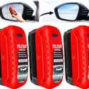 Clear Vision Windshield Cleaner Clearvision Glass Cleaner Clear Vision Glass Cleaner Automotive Oil Film Cleaning Brush Windshield Oil Film Remover Improving Windshield Clarity & Visibility