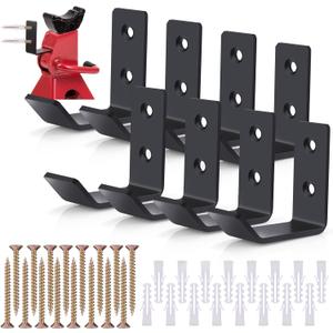 Palksky 8 Pcs Jack Stands Wall Mount Organizer, Car Jack Stands Storge Rack/Hanger/Hook Wall Mount Heavy Duty Stainless Steel Holder Fits 2 & 3 & 5 & 6 Ton Lifting Jack Stands