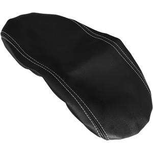 Black with Gray Line Interior Center Console Armrest Cover Pad Compatible for Honda Civic Sedan 2022-2023