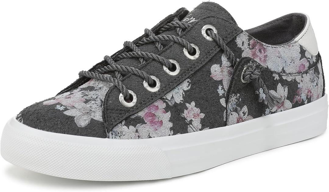 Blowfish Malibu Women's Martina Sneaker (10, Charcoal Grey Floral Print)