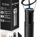 Ear Wax Removal, Retractable Ear Cleaner with 4 Modes, IPX6, Electric and Water Resistant Ear Wax Removal Kit, Rechargeable Ear Cleaning Tool with USB, Ear Washer for Humans In-home (Black)