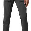 Fabletics Men's The One Jogger, Quick-Dry, Hidden Pockets, Zip Pockets, UPF Protection, Anti-Stink, Lightweight (Large, Onyx)