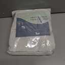 Back Tab Linen Curtains 96 inches Long 2 Panels Set for Living Room Sliding Glass Door Ivory Cream Semi Sheer Curtains Light Filtering Canvas Cloth Linen Drapes 96 inch Floor to Ceiling Length (Natural)