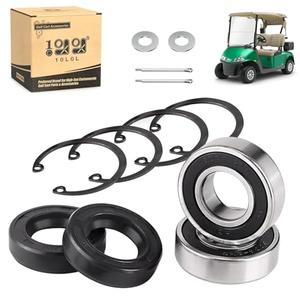 10L0L Golf Cart Rear Axle Bearing & Seal Kit for EZGO TXT, RXV, Medalist & Marathon Electric Golf Cart, Replace OEM 611931 15112-G1 15112G1 70181-G01 70181G01 556254 620343 15114G1