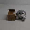 My OLi Bunny Stuffed Animal 8.5in Plush Rabbit Stuffed Bunny with Floppy Ear Bedtime Friend Soft Toy Gifts for Girls Boys Kids, Gray (Grey)