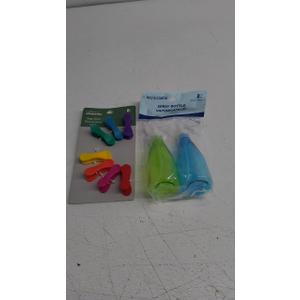 JACENT CULINARY ELEMENTS RAINBOW BAG CLI 7PCS,  SPRAY BOTTLES 2CT