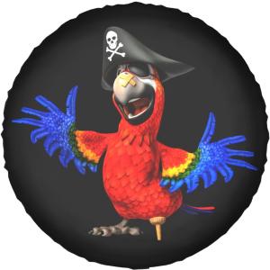 Parrot Pirate Spare Tire Cover Waterproof Sun Protection Fit 17 Inches