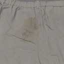SIR7 Men's Linen Casual Classic Fit 11 Inch Inseam Elastic Waist Shorts with Drawstring (Large, Beige)