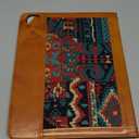 Case for iPad Pro 11 Inch 2025 M5 / 2024 M4，Genuine Leather & Retro Fabrics Folio Cover with Multi-Angle Stand, Auto Wake/Sleep, Military-Grade Protection & Pencil Holder,Fabrics Brown