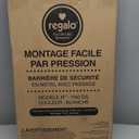 Regalo Safety 29-38.5" Baby Gate for Doorways & Bottom of Stairs, Pressure Mounted Baby Gate with Door for Babies, Toddlers & Pets, Tested & Safe for 30 Years, American Designed, American Owned, White