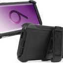 AICase 3 in 1 Armor Galaxy S9+ Heavy Duty Holster Case with Belt Clip, Kickstand & Shock Reduction (Black)