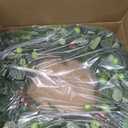 LOKEISNA Real Touch Norfolk Pine Wreath, 24" Artificial Christmas Wreaths for Front Door, Soft Bendable Pine Wreaths for Front Door, Christmas Door Decorations