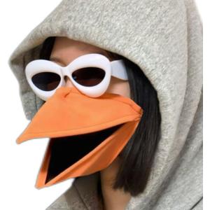 Bird Beak Mask and Sunglasses Set Fun Animal Costume for Halloween, Parties, Cosplay, Birthday Decorations