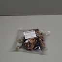 RoseSeek Women's 2 Pieces Zebra Striped Bikini Set Halter Triangle Swimsuit Y2K Tie Side Bathing Suit Brown Small