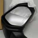 Lqito Right Passenger side Mirror Fits 20182024 Toyota Camry with Power Glass, Heated, Turn Signal, Blind Spot Detection and Manual Folding Match to Black Replace 8791006840(7Pins)