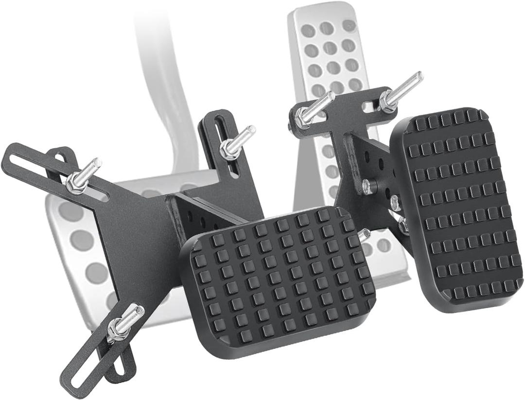 Adjustable Gas and Brake Pedal Extenders for Short Drivers/Pregnant Women and People with Limited Mobility, Compatible with Cars, Go Kart, Ride on Toys, Truck Vehicle.