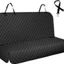 Meolsaek Car Seat Cover for Dogs, Non-Slip Rear Waterproof Car Bench Seat Cover for Back Seat, Dog Car Seat Cover for Trucks SUVs Most Cars (Bench)