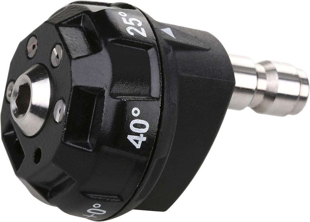 RIDGE WASHER Pressure Washer Nozzle, 6-in-1 Quick Changeover, 4000 PSI, 1/4 Inch Quick Connect