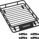 Roof Rack Basket 51" x 36" Heavy Duty Roof Cargo Basket 300 lbs Capacity Steel Roof Basket Vehicle Cargo Rack Luggage Holder Rack for SUV Truck Car Travel Camping Storage
