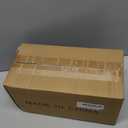 Rustic White Washed Wood Mail Box Storage Holder File Organizer Tabletop Wooden Basket Letter Script Design Envelope Folder Decorative Container Desk Home Office Entryway Bedroom Living Room