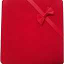 JM Future Velvet Set Gift Box for Jewelry, Necklace/Earring/Bracelet, XLarge, Red