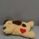 BEVERLYSHARK Heartbeat Puppy Toy Soft Dog Anxiety Relief Calming Aid Plush Stuffed Animal with Heartbeat Pet Sleep Calming Aid Toys Dog Heartbeat Toy for Pet Dogs Cats (Yellow)