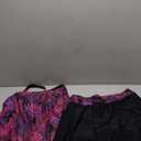Tempt Me Womens Tankini Swimsuits with Skirt - Two Piece Bathing Suits with Pockets Tummy Control Swimwear 2025 (Large, Purple Leaves)