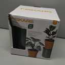 Fiskars LifeWell Watering System for Houseplants, Self-Watering Indoor Plant Stand with Siphon Action, Waters Up to 6 Plants, 33" Reach
