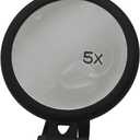 Jacent Dib & Dab 3-in-1, Double Sided 5X Magnification Face Mirror, 3 Inch Diameter - 1 Pack