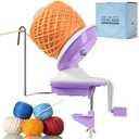 SPEENSUN Yarn Winder for Crocheting, 3.5 OZ Easy-to-Install and Efficiently Yarn Spinner with Lower Noise for Yarns Below Size 5, The Best Gift for Crochet and Knitting Lover