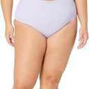 Amazon Essentials Womens Bandeau Swim Top (Small, Lavender)